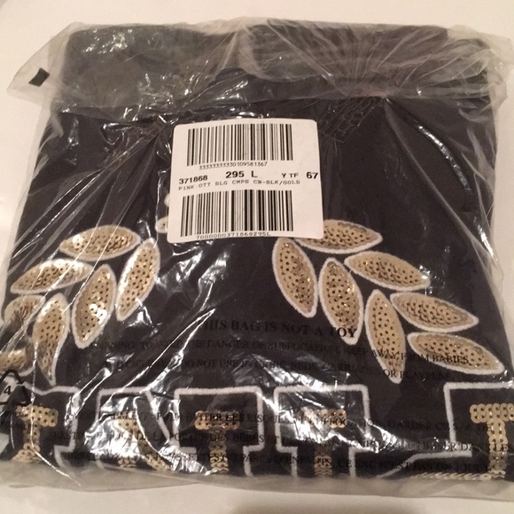 Victoria’s Secret  PINK Bling perfect crew black - Picture 5 of 5